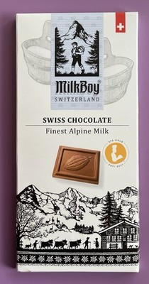 Milkboy Swiss Chocolate - Finest Alpine Milk - Three - 3 oz bars