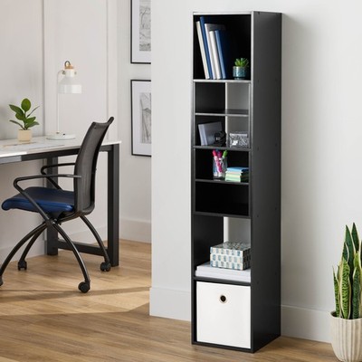Mainstays 5 Cube Vertical Storage Organizer, Black