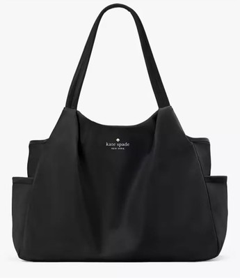 Kate Spade Chelsea Large Baby Diaper Bag Tote in Black with