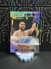 2025 Panini Contenders PFL SERGEY BILOSTENNIY Co-Main Event Ticket Auto /35