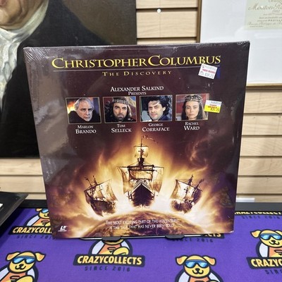 CHRISTOPHER COLUMBUS, THE DISCOVERY, BRANDO, SEALED  NEW 2 LASERDISC ALBUM OFFER