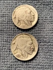 Lot Of 2 Buffalo Nickels 1929-D, 1930-P