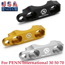 Reel Clamp Anodized Fishing Engraved NEW For PENN International 30 50 70 US