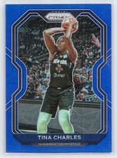 Tina Charles - 2021 Prizm WNBA - Blue Prizm #/199 - Mystics