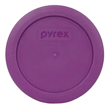 Pyrex 7200-PC 2-Cup Round Thistle Purple Replacement Lid Cover