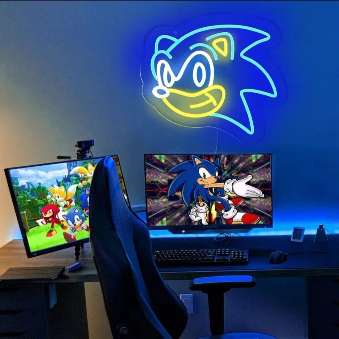 Sonic The Hedgehog Neon Sign