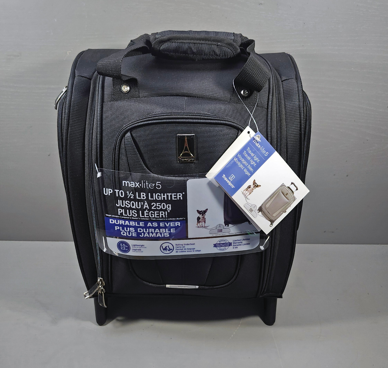 Travelpro Maxlite 5 Rolling UnderSeat CarryOn Luggage Lightweight 17.5