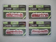 Crafter s Companion Metal Die EdgeAbles Christmas Winter Seasonal Lot of 4 NIP