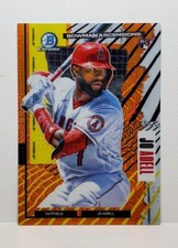 2021 Bowman Chrome Jo Adell SSP RC /25 ORANGE ASCENSIONS MOJO REFRACTOR 🌠