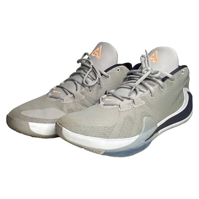 Nike BQ5422-002 ZOOM FREAK 1 Grey Giannis Antetokounmpo Basketball