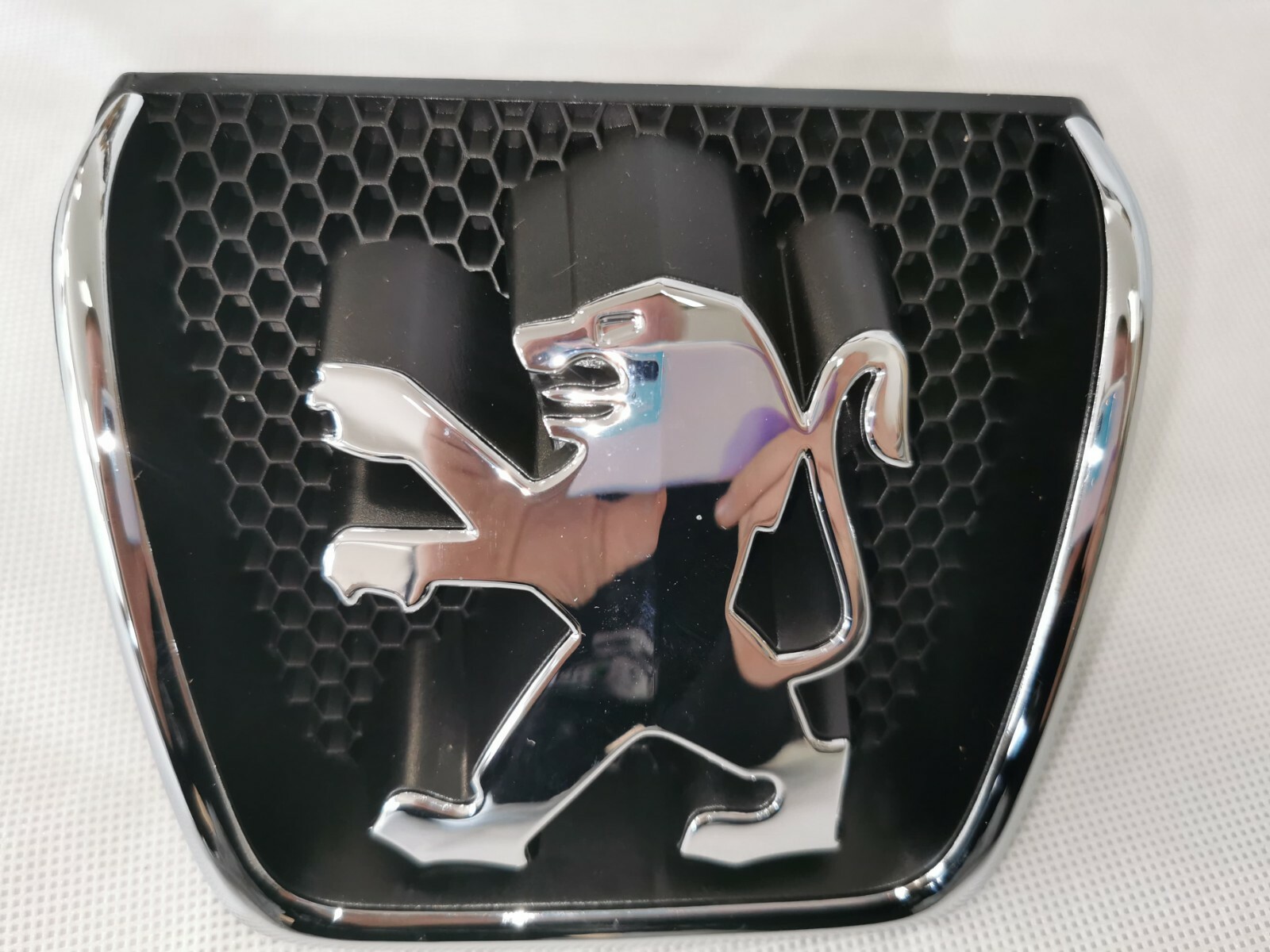 Emblème Avant Peugeot 307 Chrome Véritable Finition Miroir Pièce OEM 7810G8