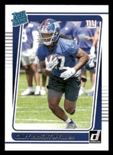 2021 Donruss #313 Gary Brightwell Rookie New York Giants