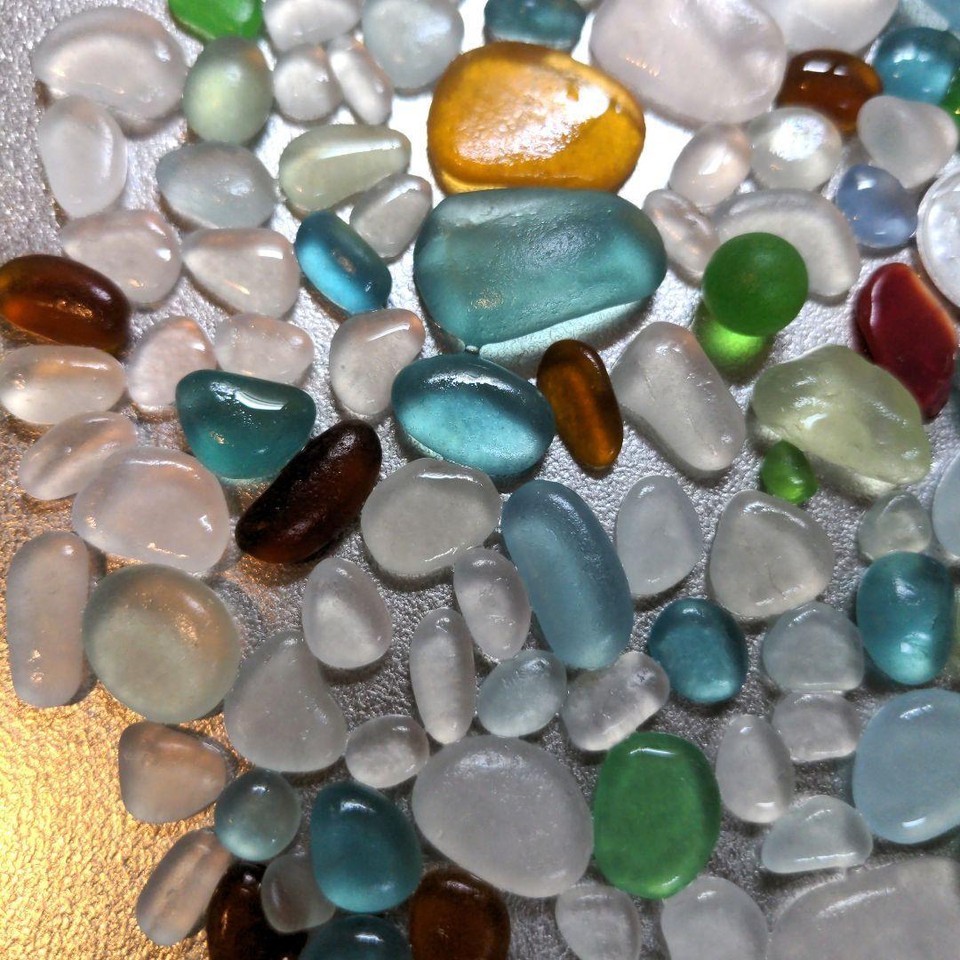Genuine Sea Glass Mix Color Good Quality From Japan 19632 eBay