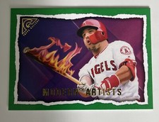 2020 Topps Gallery Modern Artists Green /250 Mike Trout #MP-1