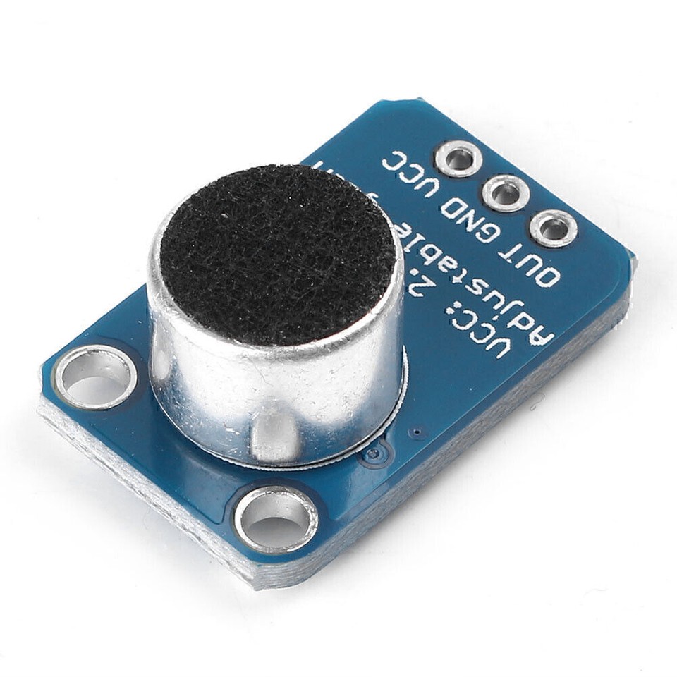 Microphone Component For Arduino 1x Electrical Microphone Amplifier Component MAX4466 Adjustable Gain ...