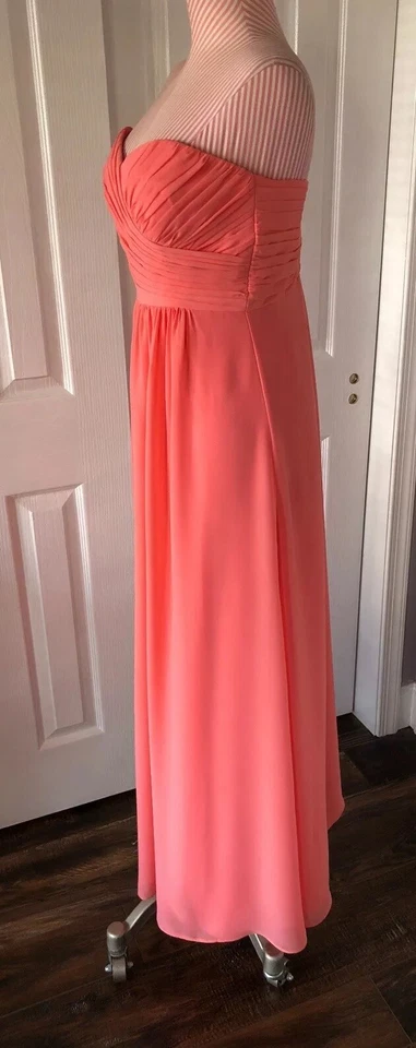 Vestido de noche/promoción de gasa sin tirantes B2 JASMINE talla 4 Foto 3 de 4