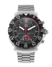 TAG Heuer mens rare swiss made watch F1 Formula 1 chronograph carbon dial CA1211
