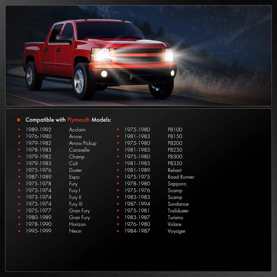 Interruptor de faros para Chrysler Conquest Cordoba Dynasty Jeep Cherokee Wrangler XJ Foto 2 de 4