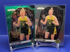 Sami Whitcomb 2 Card 2024 Panini Prizm Green SP #88 + Base Seattle Storm
