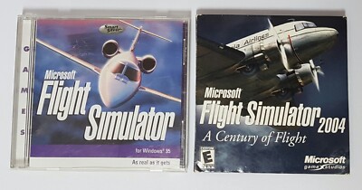Microsoft Flight Simulator for Windows 95 & 2004 A Century of Flight Complete PC