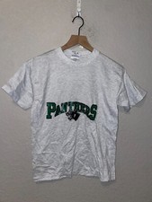 90s Youth Vintage Panthers 13 Gray Shirt Tee Children Kids L Large