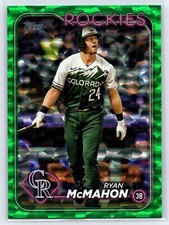 2024 Series 2 Base Green Foil /499 #462 Ryan McMahon  - Colorado Rockies
