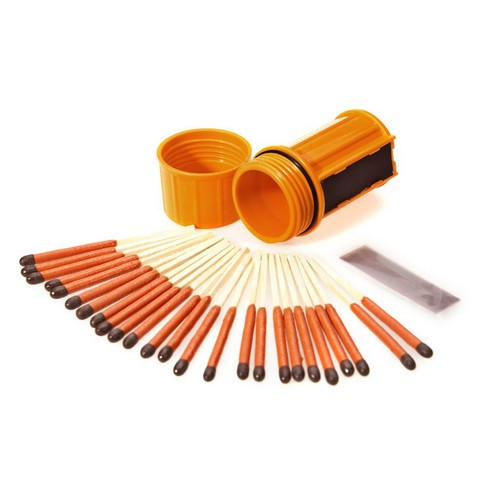 UCO Stormproof Match Kit with Waterproof Case x 25 Count with 3 Strikers - Picture 3 of 7