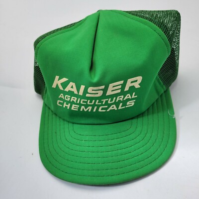 帽子 USED / CAP Kaiser Agricultural Chemicals Hat Cap Green Adult Used Snapback