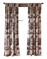 CARSTENS, INC. Printed Curtain Panel Set, Wrangler Western, 2 Panels 54" x 8...