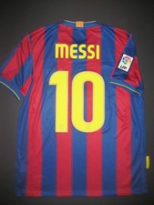 2009-2010 Nike Authentic FC Barcelona Lionel Messi Argentina Jersey Shirt Kit