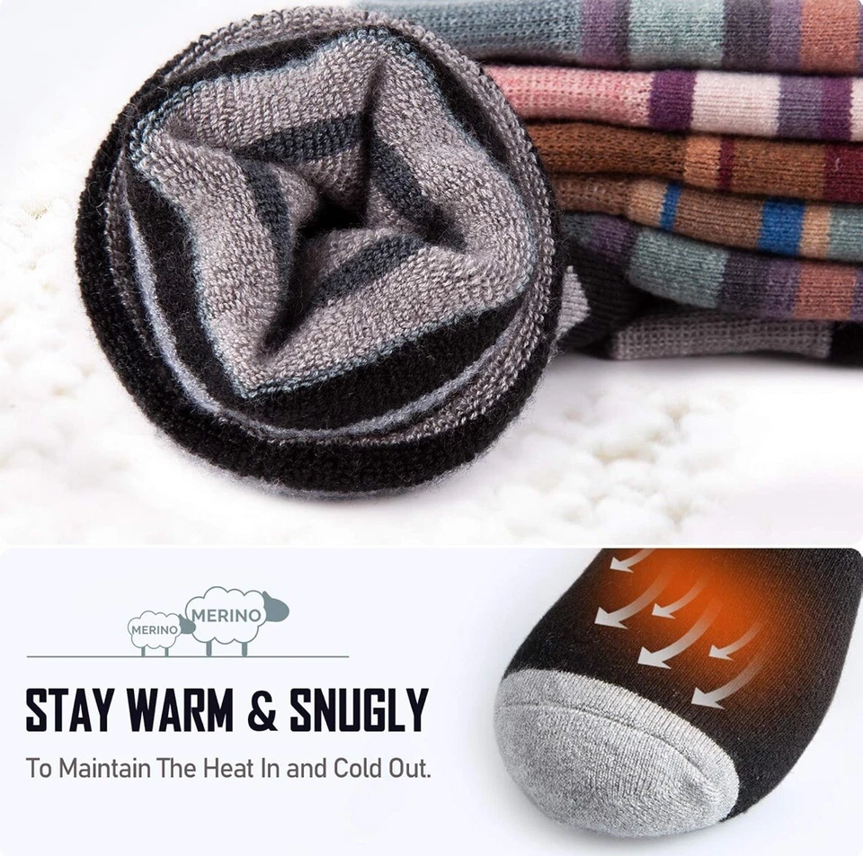 OutdoorMaster 2 Pares Unisex Calcetines de Esquí para Mujer y Hombre, Invierno Snowboard, NUEVO Foto 3 de 4