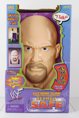 WWF Stone Cold Steve Austin Electronic Talkin' Secret Safe - 1999