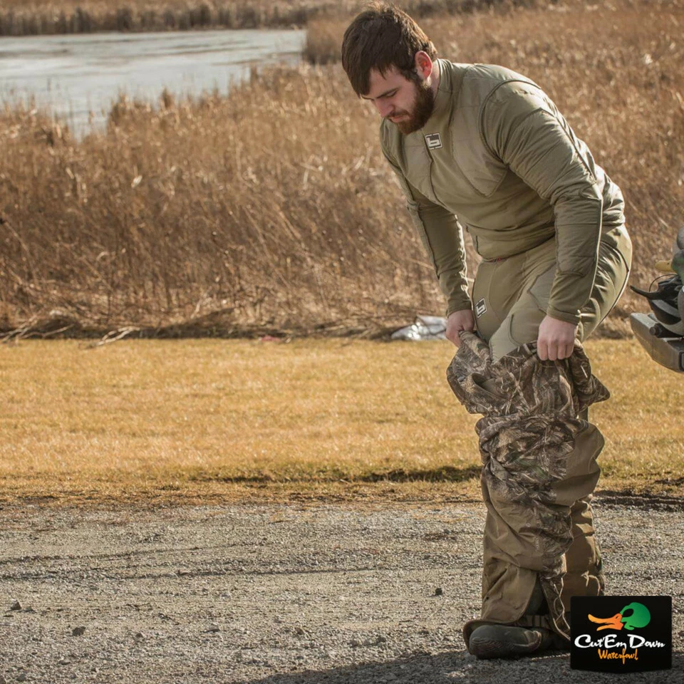 NEW BANDED GEAR BASE LAYER BOTTOM - PRIMALOFT INSULATION - SPANISH MOSS - Image 2 of 2