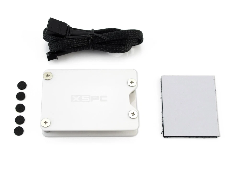 XSPC 8-Way 5V 3-pin RGB Fan Splitter, White - Image 2 of 4