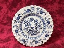 J. G. Meakin Blue Nordic Blue Onion England Salad Plate 7”    (2 available)