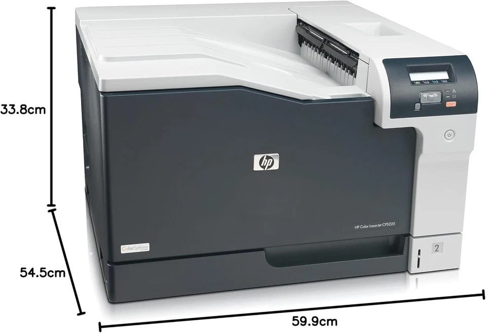 HP CP5225n A3 Colour Laser Printer -CE711A- 11K Page Count- B-20% C-80% M/Y-100% - Image 3 of 4
