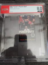 MIKE TYSON PUNCH OUT  Early Run W/ White Bullet Points On Label Nintendo NES