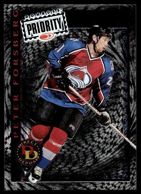 1997-98 Donruss Priority Direct Deposit Peter Forsberg 1794/3000 Colorado