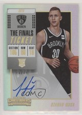 2018 Contenders The Finals Ticket 16/49 Dzanan Musa (Dribbling Ball) Auto 0a16
