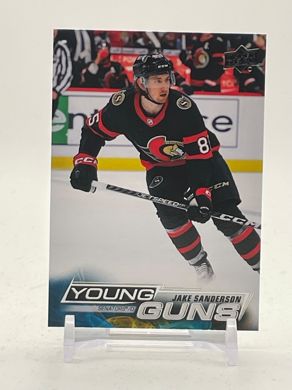 2022-23 Upper Deck Series 2 - Young Guns Jake Sanderson #466 (RC)