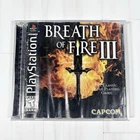 Breath of Fire III 3 PlayStation PS1 1998 Black Label RPG Capcom Video Game READ