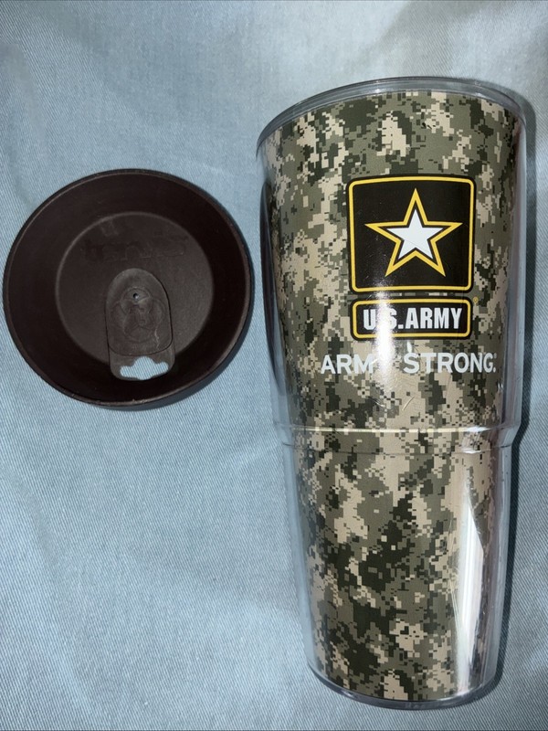 TERVIS Tumbler 24 Oz  Camouflage ARMY STRONG  With Lid