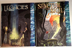 Mage: Awakening RPG hardback books Sanctum & Sigil, Legacies Sublime FREE MAIL