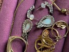 10k & 14K Gold Jewelry Lot Rings Pendants Earrings Etc 39g With Stones NOT SCRAP — photo 10