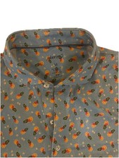 johnnie-O Performance Polo Shirt Pineapple Crush All Over Print Size Medium