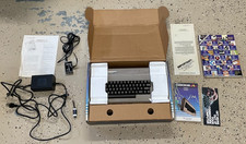 Commodore 64 Keyboard in Box  Manual Inserts  Cords  Warranty Tested