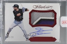 2017 Panini Flawless Rookie Patch Ruby 3/20 David Dahl #RPA-DD2 Patch Auto 0ne3