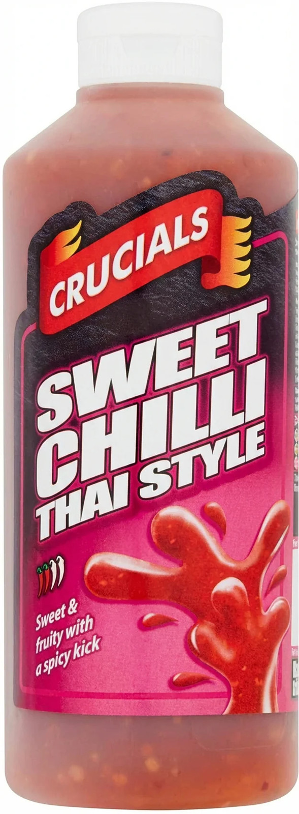 Crucials Thai Sweet Chilli Squeezy Sauce 500ml UK Condiment