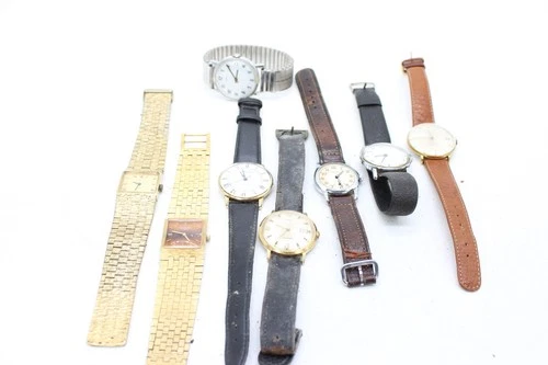 Fx8 Vintage Manual Wind Gents Wristwatch Not Working Inc Timex, Sekonda Etc