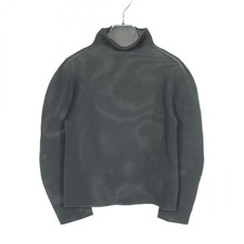 me ISSEY MIYAKE Pleated T-shirt polyester Gray Used Women